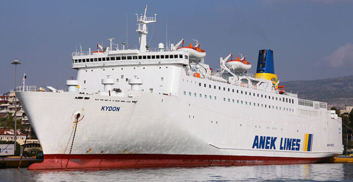 Die KYDON stieß 1999 als SOPHOKLES V. zur ANEK Lines-Flotte.