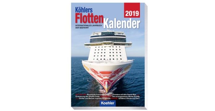 Buchcover Flotten Kalender 2019. © Verlag