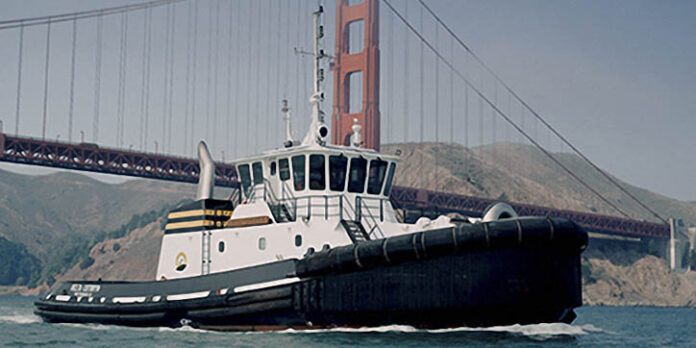 AIP tug boat installed with the Rolls-Royce hybrid propulsion system.