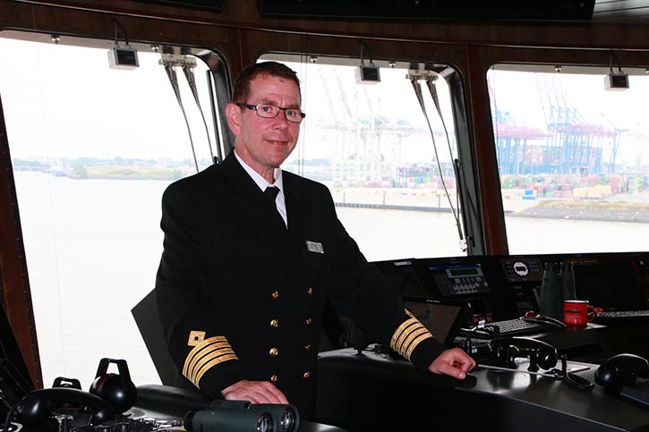 Kai Albrigtsen ist Kapitän auf dem Expeditionsschiff.