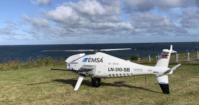 Drones monitor emissions in Danish waters