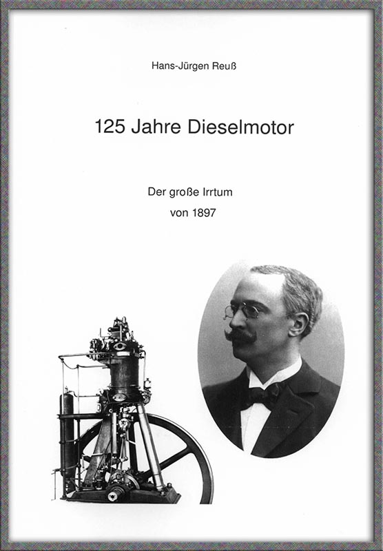 Buchcover „125 Jahre Dieselmotor“. © Verlag